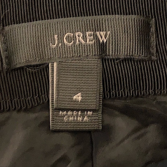 J Crew Black and Off White Jacquard Mini Skirt Size 4 - Picture 6 of 11